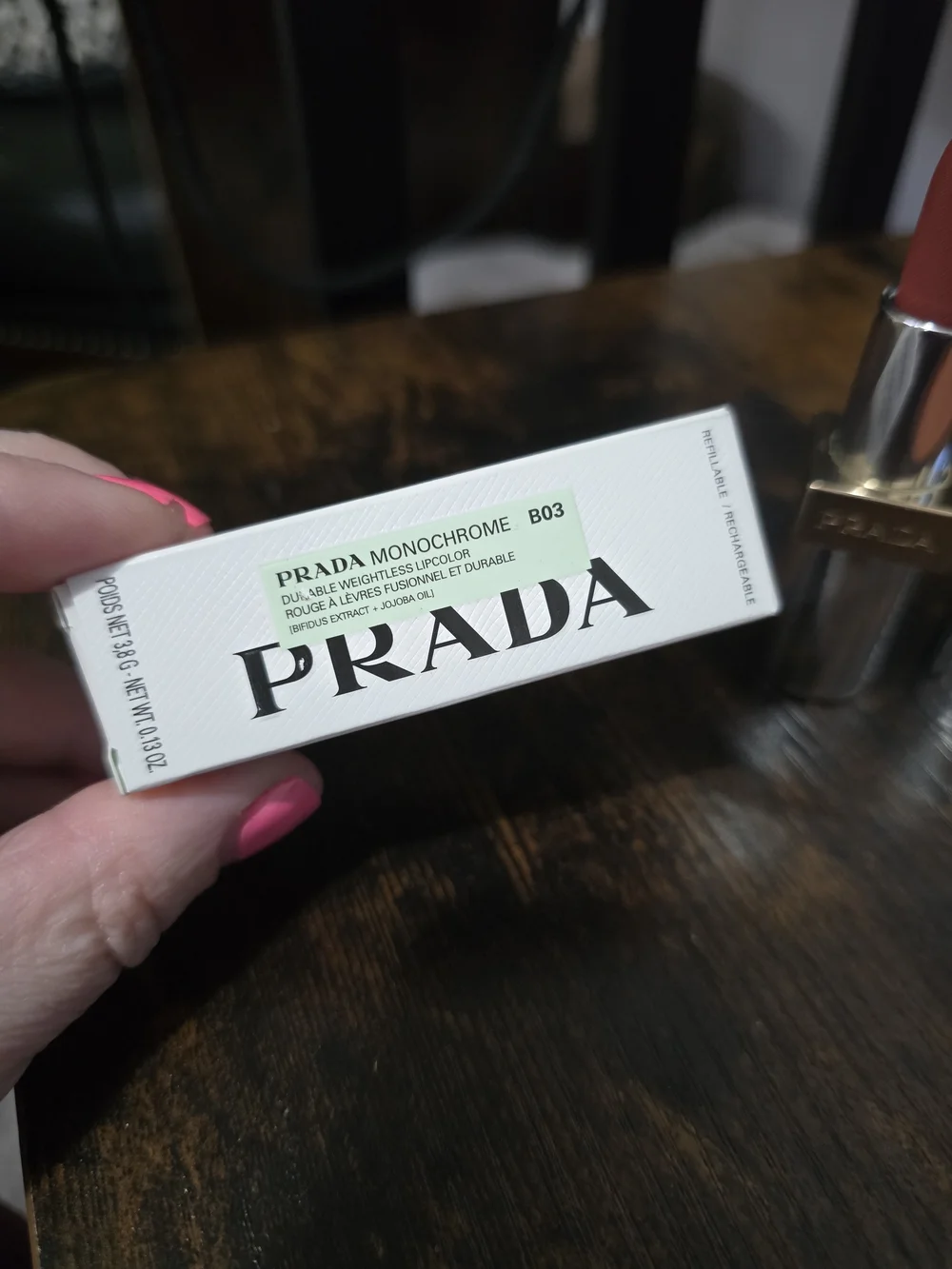 Prada Monochrome Hyper Matte Lipstick
